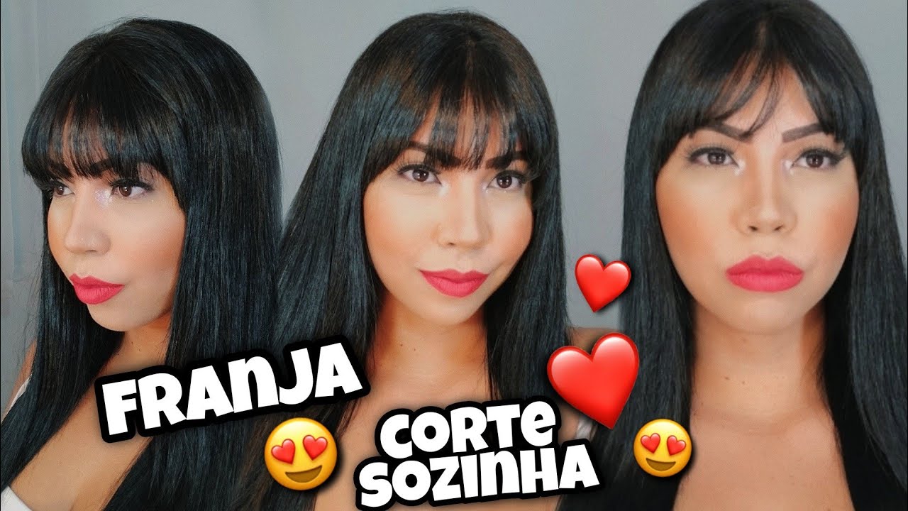 COMO CORTAR A FRANJA SOZINHA EM CASA (franja bardot) 2026
