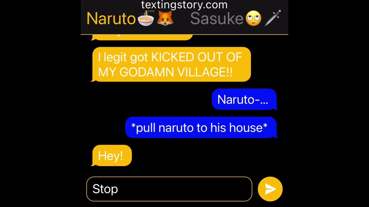 Banned SasuNaru texting story episode 1 ⚠️read description pls⚠️