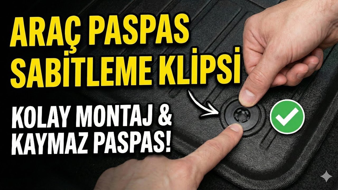 ARAÇ PASPAS KLİPSİ NASIL TAKILIR SABİTLEME KLİPS MONTAJI