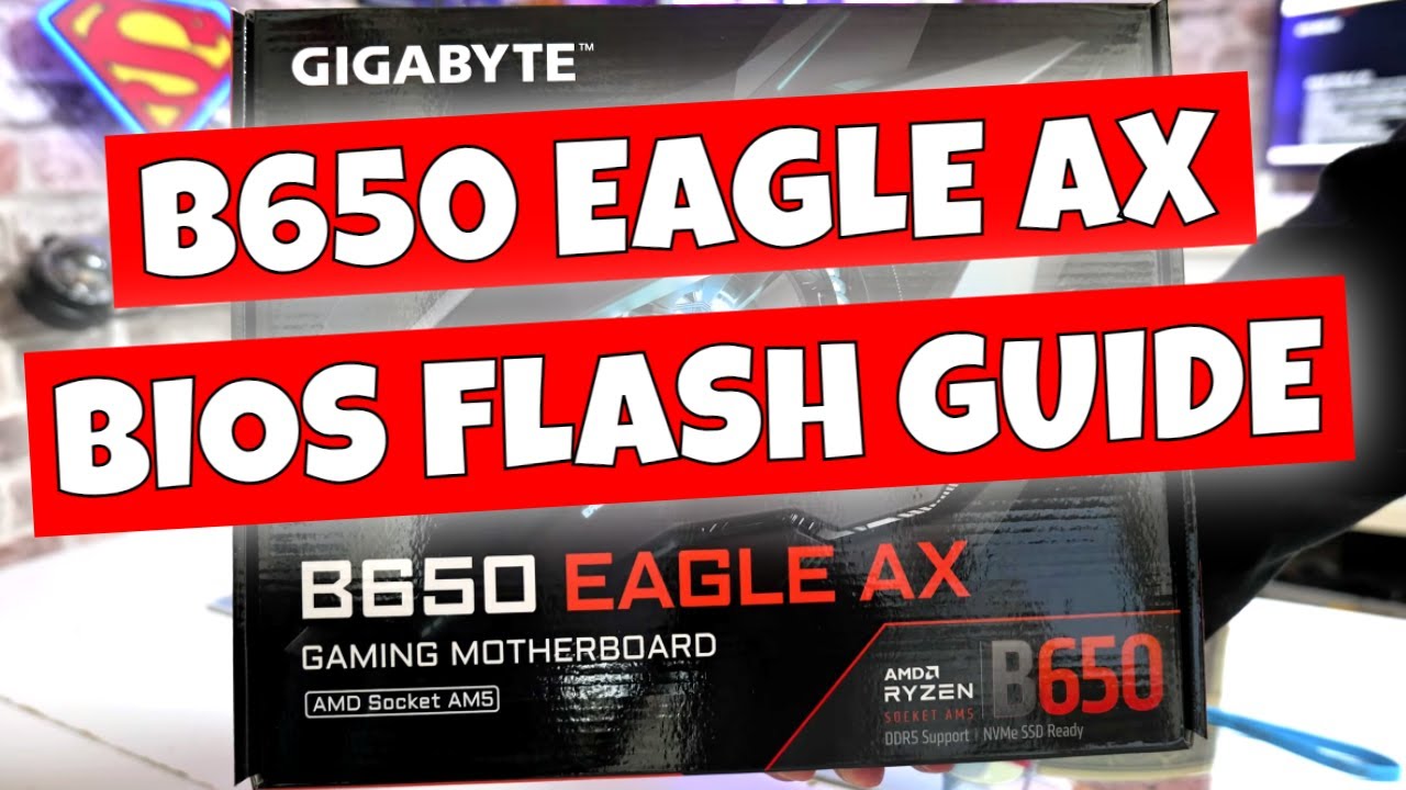 Как использовать обновление BIOS материнской платы Gigabyte Q Flash Plus B650 Eagle AX