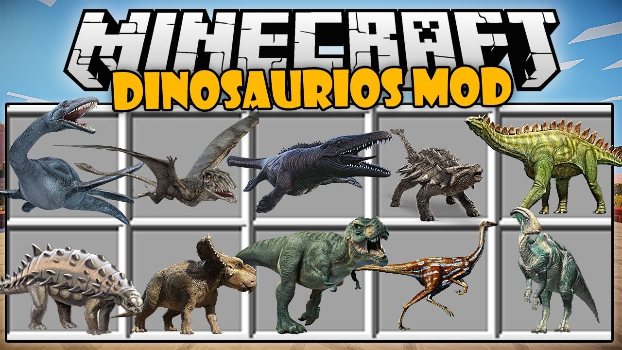 MINECRAFT | DINOSAURIOS MÁS REALISTAS Y PELIGROSOS | MINECRAFT MODS | MINECRAFT VIDEOS