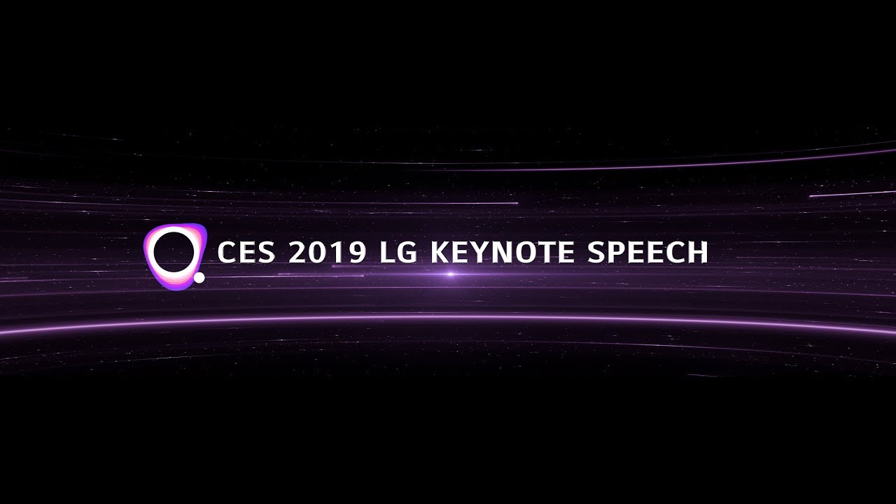 CES 2019 LG Keynote Speech - Live stream