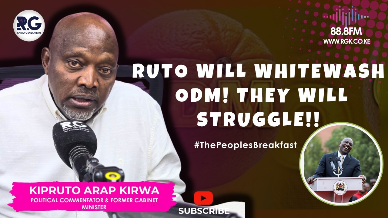 How Ruto Will Whitewash ODM Tumbocrats. His Deals Are Never Real. They Will Struggle ~ Kipruto Kirwa