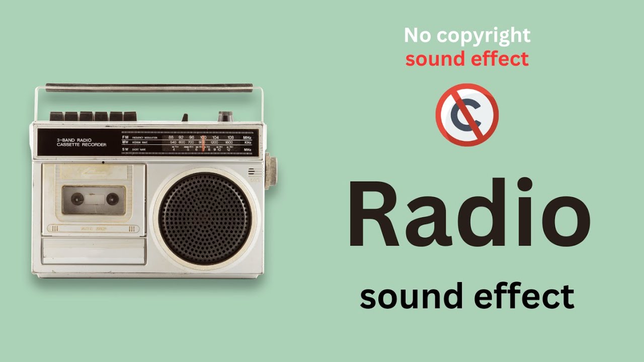 Radio Tuning Noise Static sound effect no copyright | radio sounds | radio noises | HQ