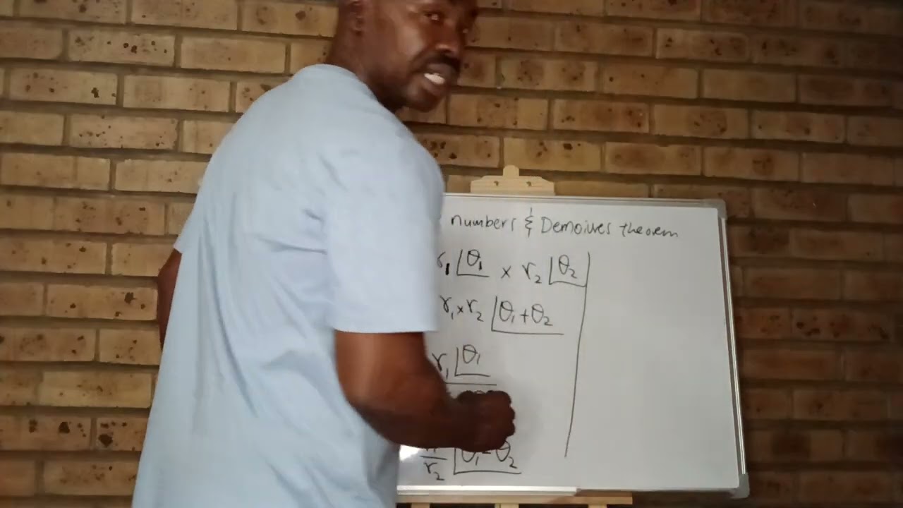 Mathematics N4 | Complex numbers | Demoivre's Theorem 