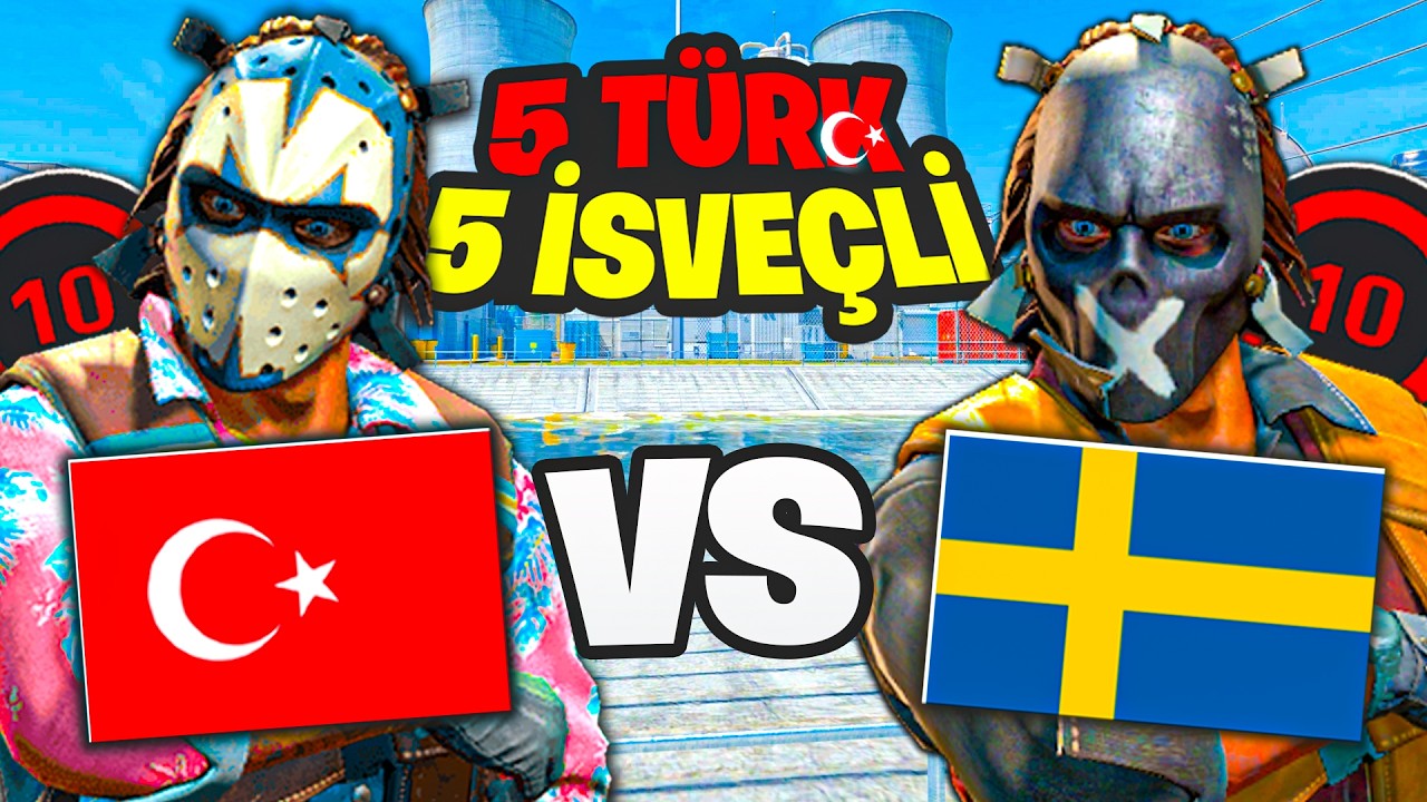 5 Türk vs 5 İsveçli - Yüksek Elo Faceit