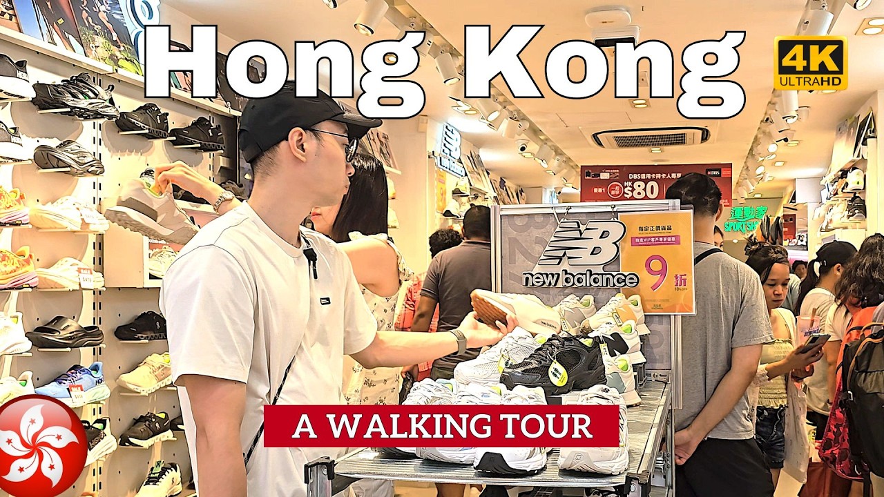Hong Kong Magic [4K]: A Vibrant Walking Tour Through Mong Kok’s Ladies' Market & Sneaker Market 2024