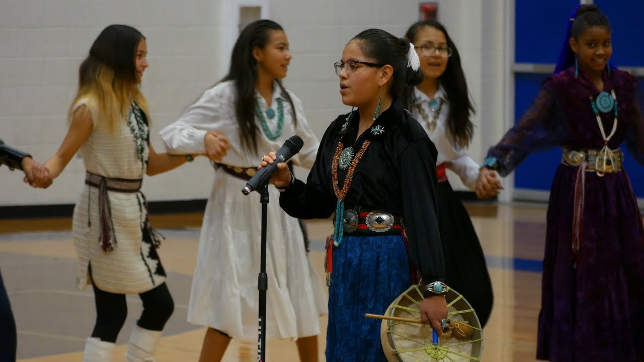 Navajo Girl sings with powerful voice