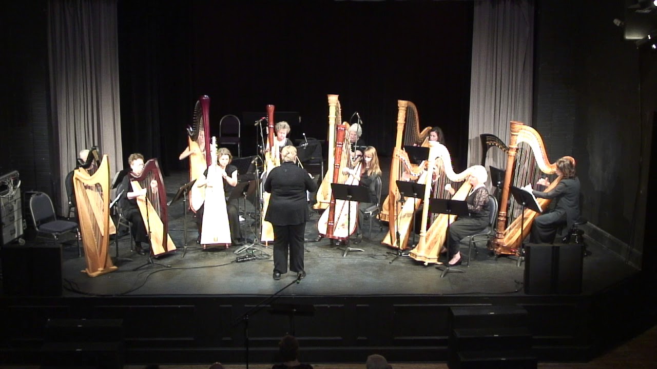Let There Be Peace on Earth by Miller and Jackson performed by Combined Harp Ensemble