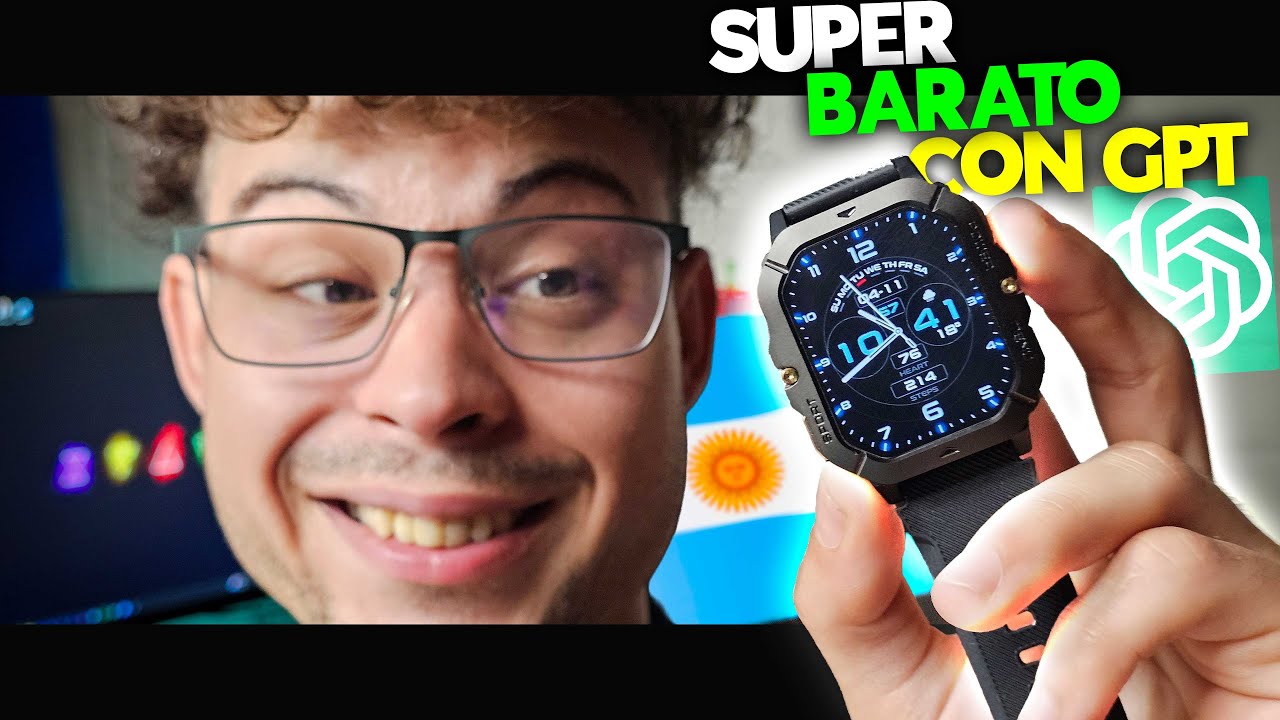 Prob&eacute; el MEJOR Smartwatch SUPER BARATO... &iquest;Con CHAT GPT? (Cubot C28 Review)
