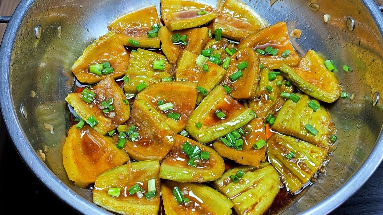 Món Chay Ngon - Cách làm Khổ Qua Kho Tiêu món chay cho bữa cơm gia đình - @TÚLÊMIỀNTÂY