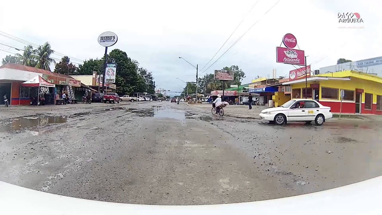 Paseo desde Barrio La Ceiba hasta Colonia Aleman Tocoa.
