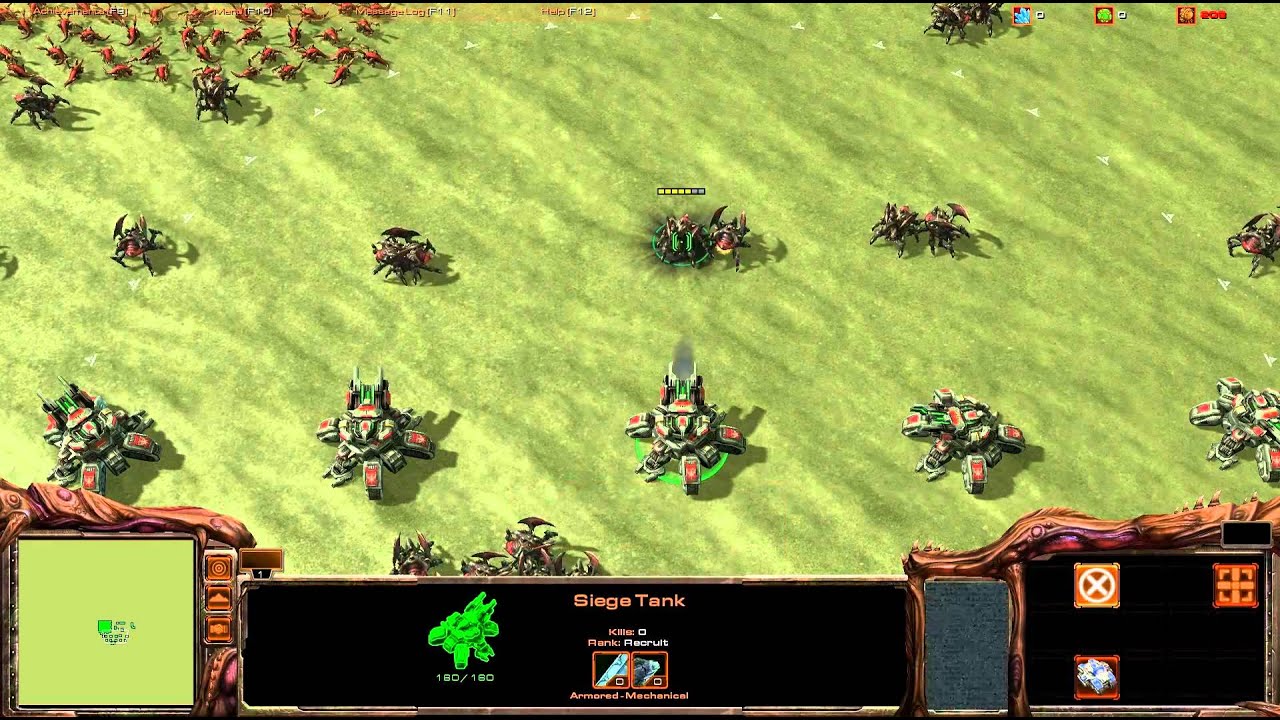 Starcraft 2 - Siege Tank Splash Damage Explained