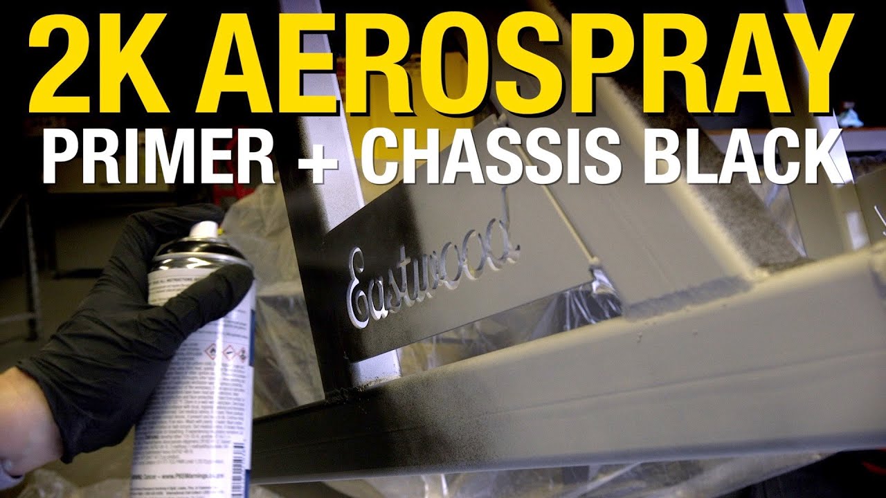 2K AeroSpray Chassis Black Over Epoxy Primer - Painting the Legs Of the Box & Pan Brake Stand