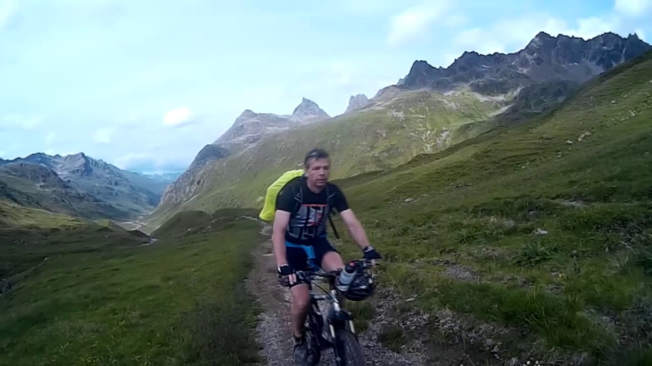 Alpencross MTB St. Anton nach Ischgl über Heilbronner Hütte - Tag 1