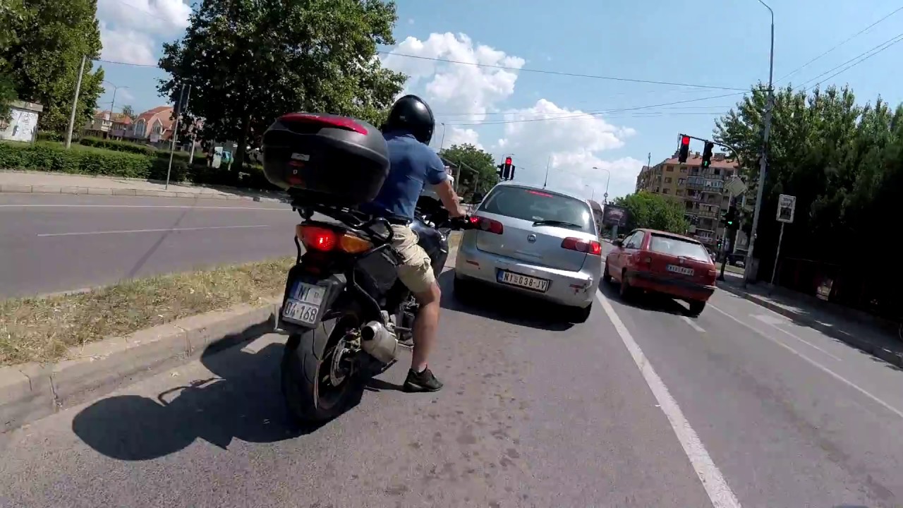 Timelapse motorcycle ride: Nis - Sokobanja over mountain Ozren