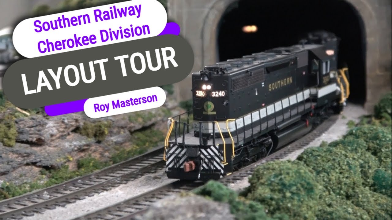 What does an NMRA President's Layout Look Like? Roy Masterson's Southern Railway Cherokee Division