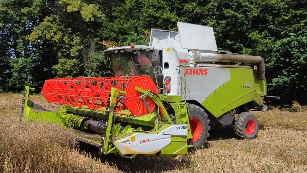 ✮Żniwa Rzepaku 2022 na Większą skale ! | ✔ Claas Tucano 440 ✮ Case & Steyr✮ (Engine Sound)