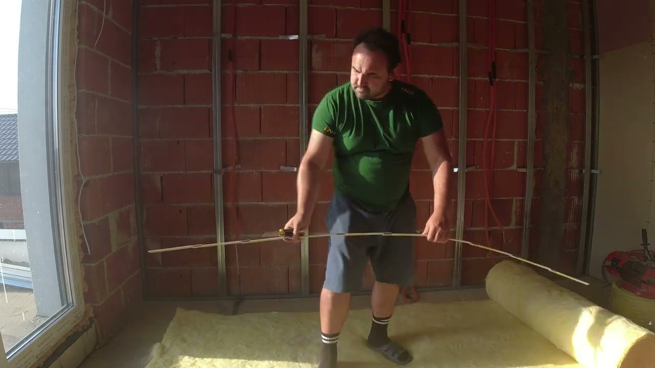 Oblaganje zida knaufom / wall drywall