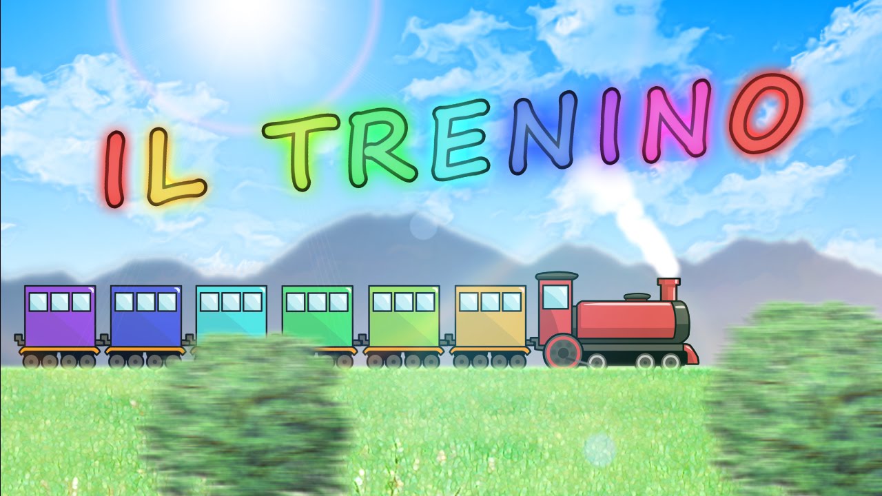 IL TRENINO - Canzoni per bambini e bimbi piccoli - BABY SONG - video cartoons