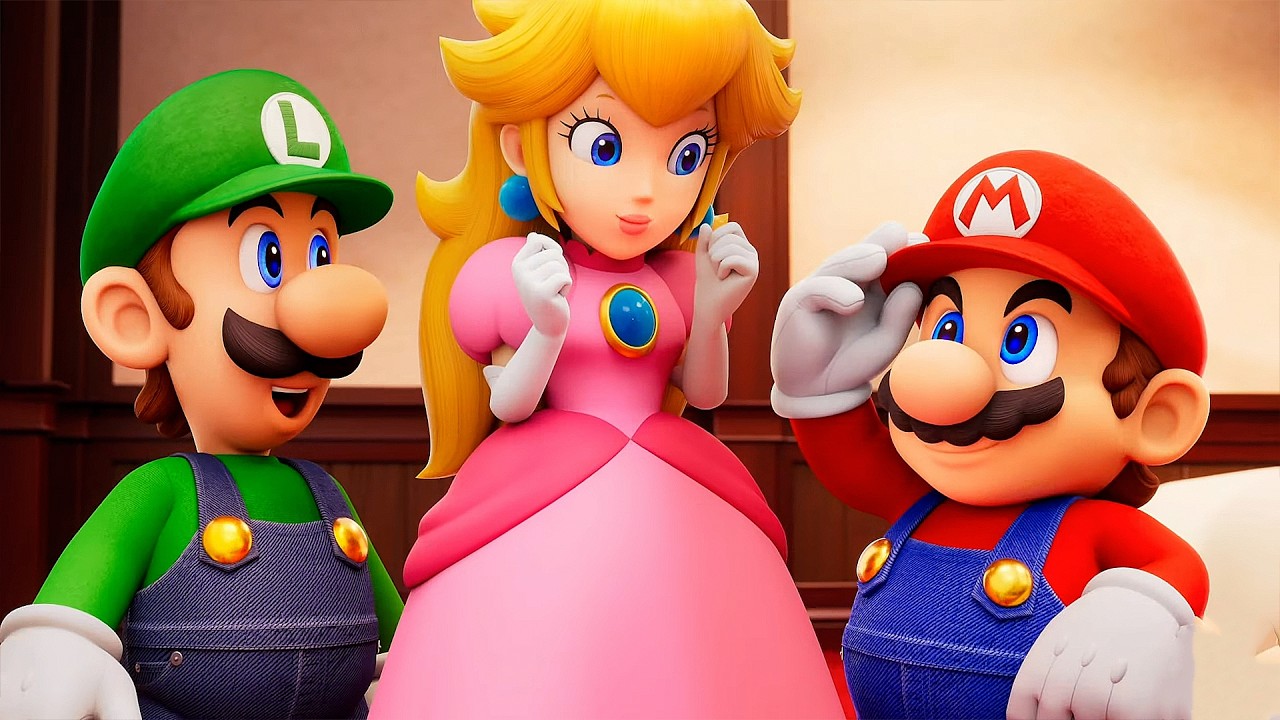 Mario Tennis Fever - Opening Cutscene (Story Mode) [4K]