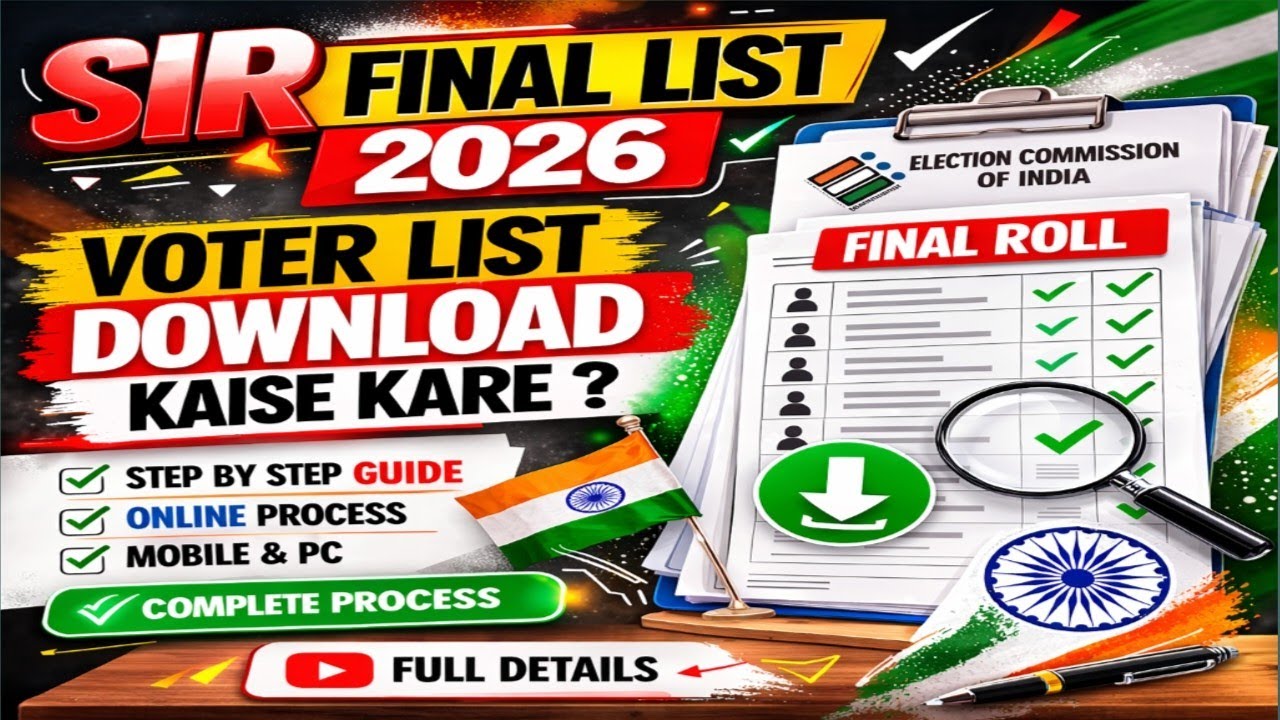 voter list me apna naam kaise dekhe 2026|| SIR Final List 2026