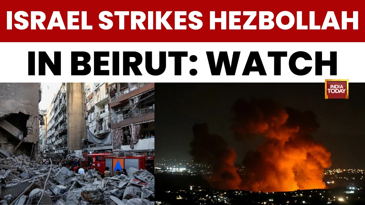 US Iran War: Israel Strikes Hezbollah in Beirut, Air Force Targets Weapons & Command Centres