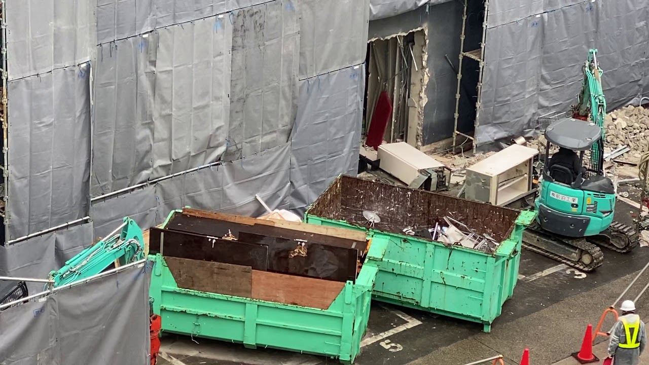 【熟練の技】【解体】　重機が自分の腕の様