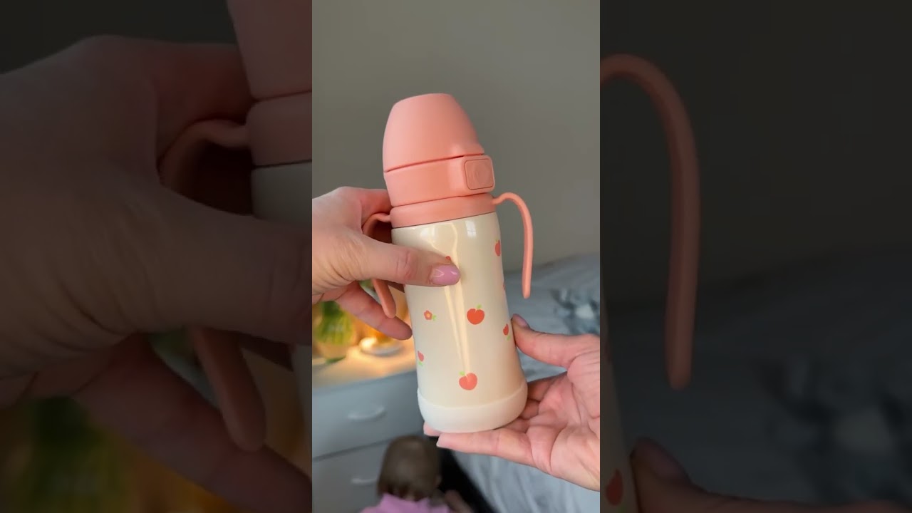 ✨ Unboxing the Grosmimi Stainless Steel Straw Cup ✨⁠
