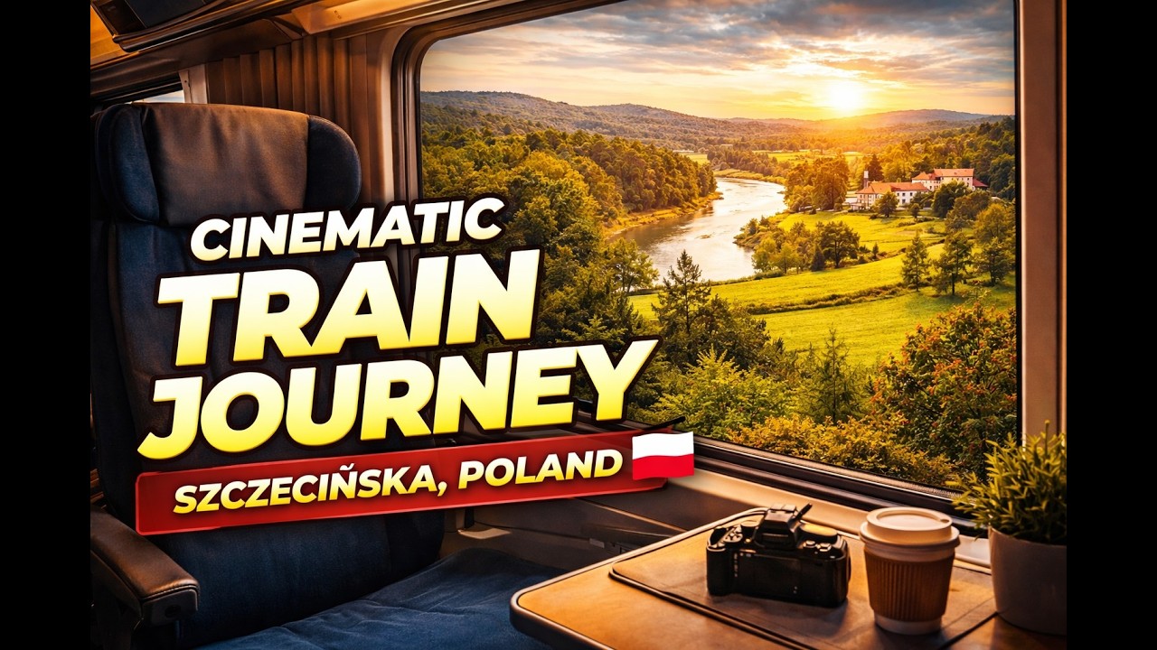 Cinematic Train Journey to Szczecińska | Poland Travel Vlog