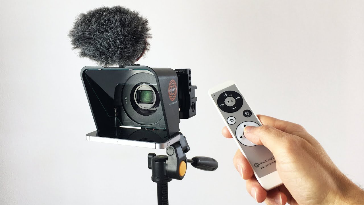 Padcaster Teleprompter and CAME-TV Lens Adapter with Sony RX100 VII