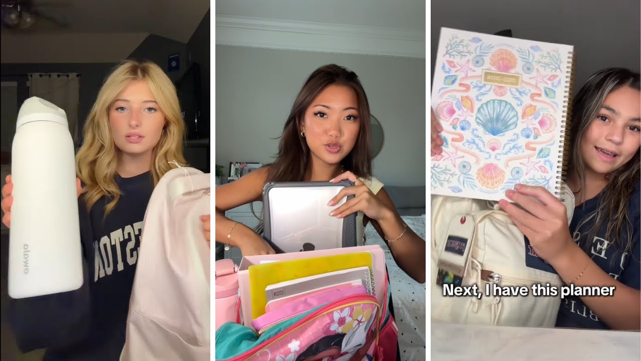 Whats in My Backpack ? | TikTok Compilation 12