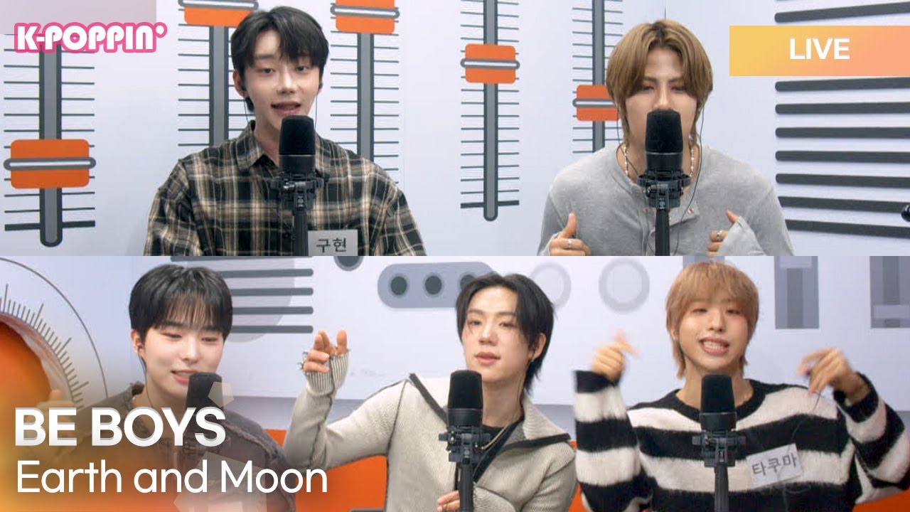 비보이즈 (BE BOYS) - 지구와 달과의 거리 (Earth and Moon) | K-Pop Live Session | K-Poppin'