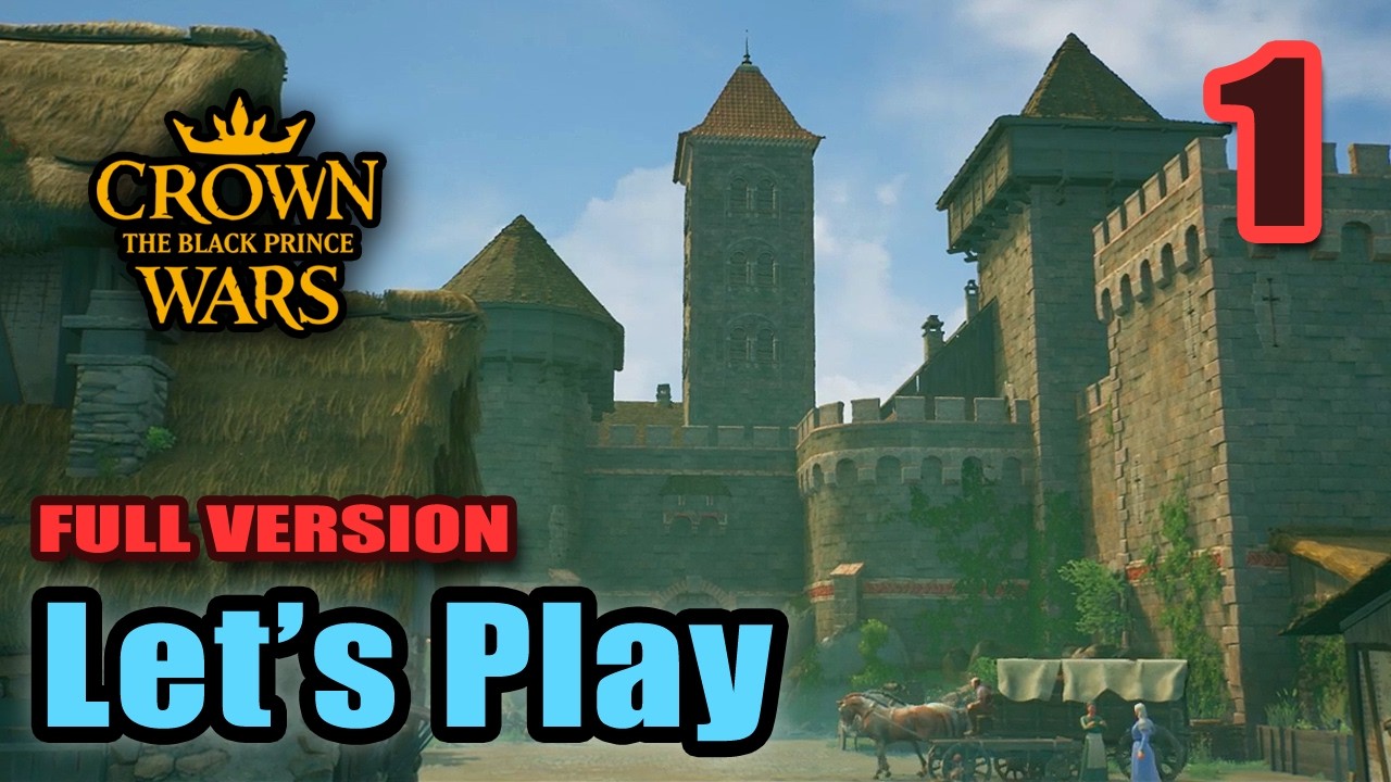 Medieval XCOM x Wartales x Terrinoth = Crown Wars: The Black Prince - Full Gameplay (Full Version)