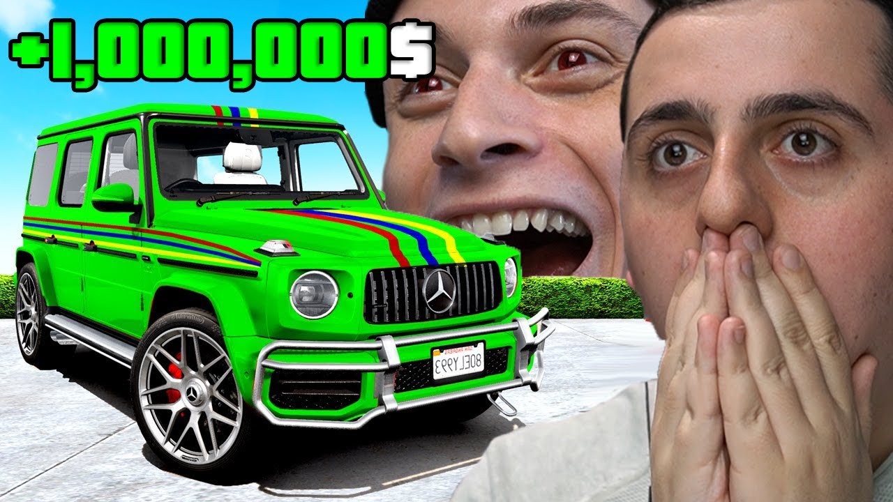 1$ vs 1,000,000$ ანი მანქანა GTA5 ში ! w/@AmikoZarkuaGames