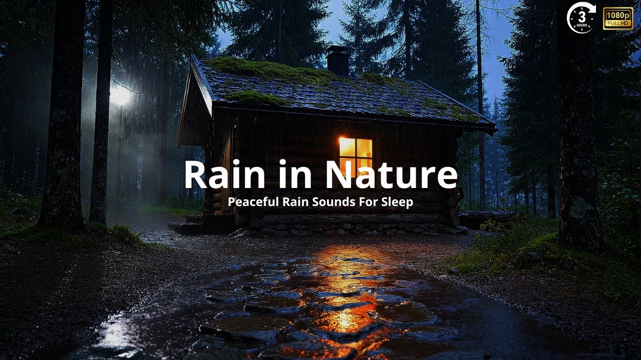 Rain Sound for Sleep | Gentle Rainfall | Peaceful Rain Sounds | Sleep Through the Night