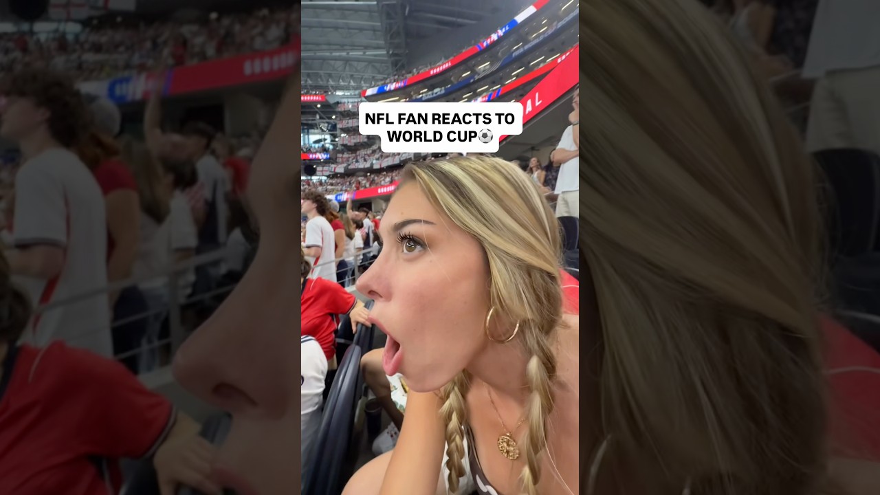 NFL FAN REACTS TO WORLD CUP⚽️🏆 #football #shorts