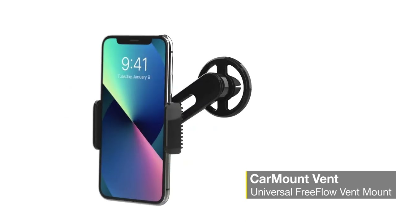 CarMount Universal Mount for Mobile Devices with Freeflow Vent Arm - VP2M