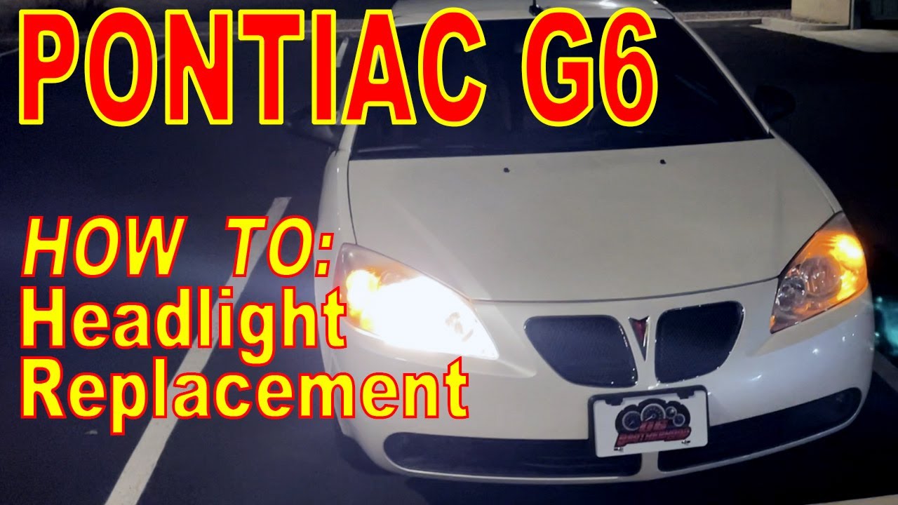 How To Replace Pontiac G6 Headlight Bulb H11 - How hard is it to replace a headlight? EASY