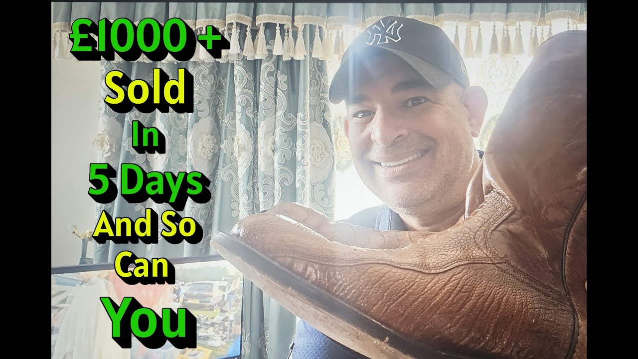 I Will SHOW YOU how to MAKE &pound;1000 IN 5 DAYS !! Easy items to flip and sell on EBAY and VINTED BOLOs
