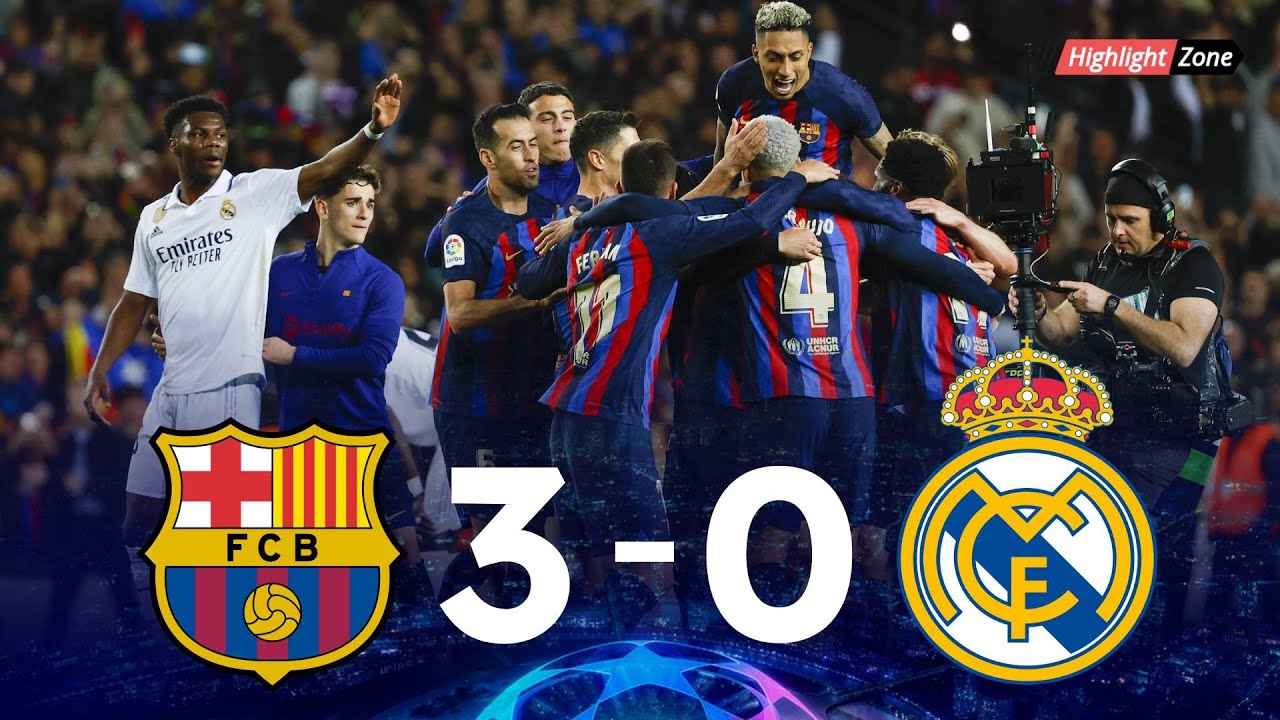 Barcelona 3 x 0 Real Madrid ● El Cl&aacute;sico - Club Friendly 2023 Goals & Highlights HD
