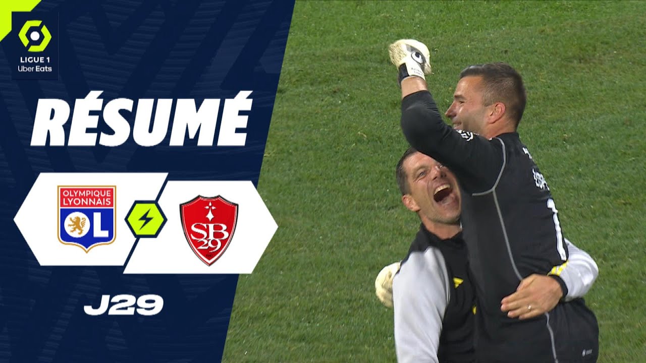 OLYMPIQUE LYONNAIS - STADE BRESTOIS 29 (4 - 3) - Résumé - (OL - SB29) / 2023-2024
