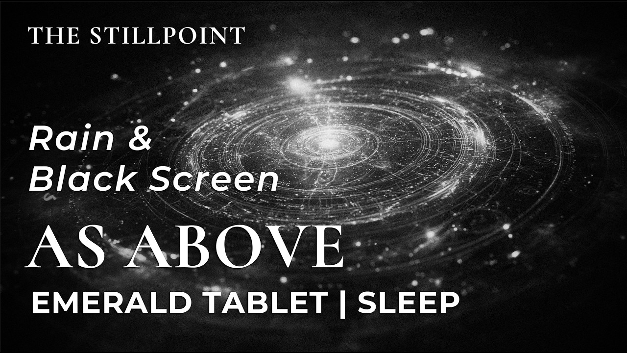 Mastering the Universe | Subconscious Manifesting While You Sleep | Black Screen Rain Sounds