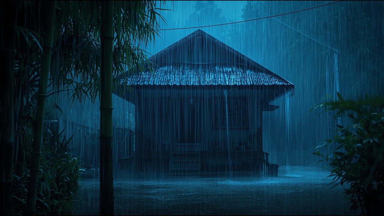Deep Sleep Rain 🌧️ Gentle Rainfall White Noise | Relaxing Night Rain for Insomnia #68
