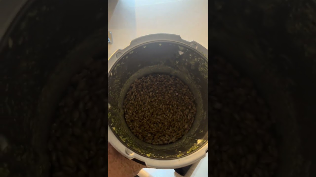Farro pomodorini e gamberi con pesto di prezzemolo con bimby tm7