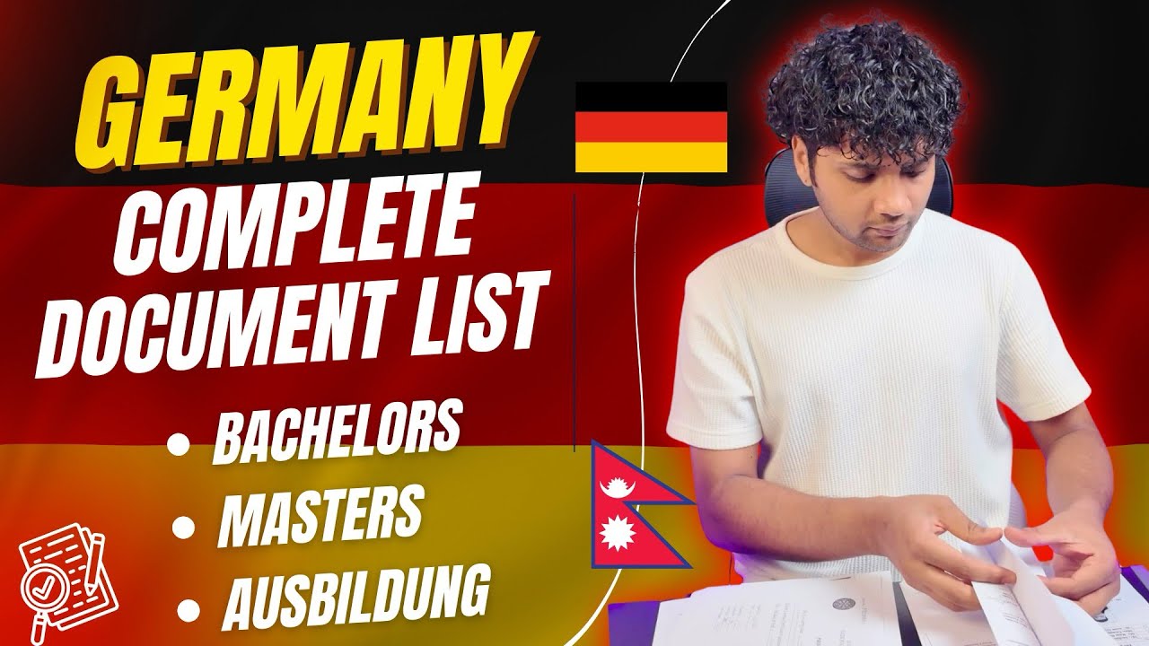 🇩🇪 GERMANY COMPLETE DOCUMENT LIST 🇳🇵| BACHELOR’S / MASTER’S / AUSBILDUNG | 2025 | NEPAL