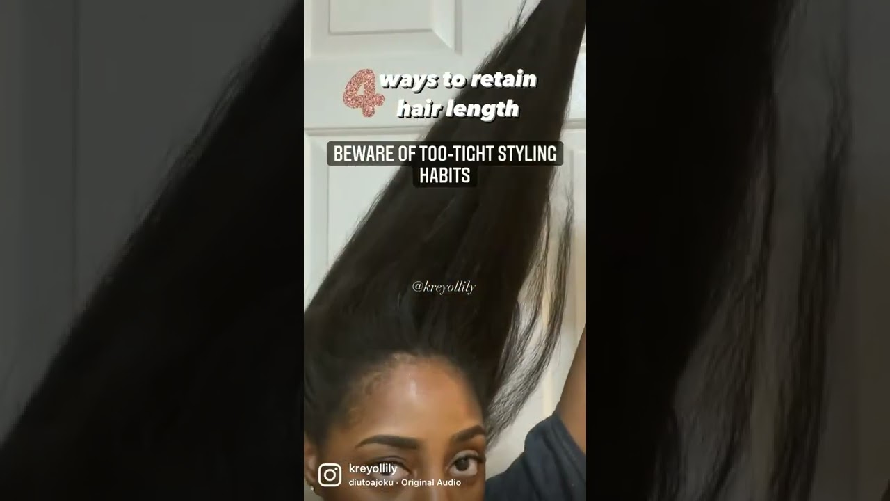 How To Make Natural Hair Retain Length pt2