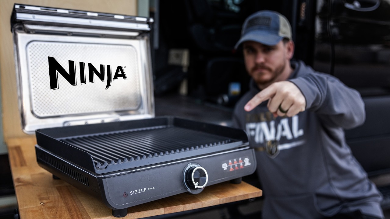Smokeless Electric Grill For VanLife: Ninja Sizzle Review