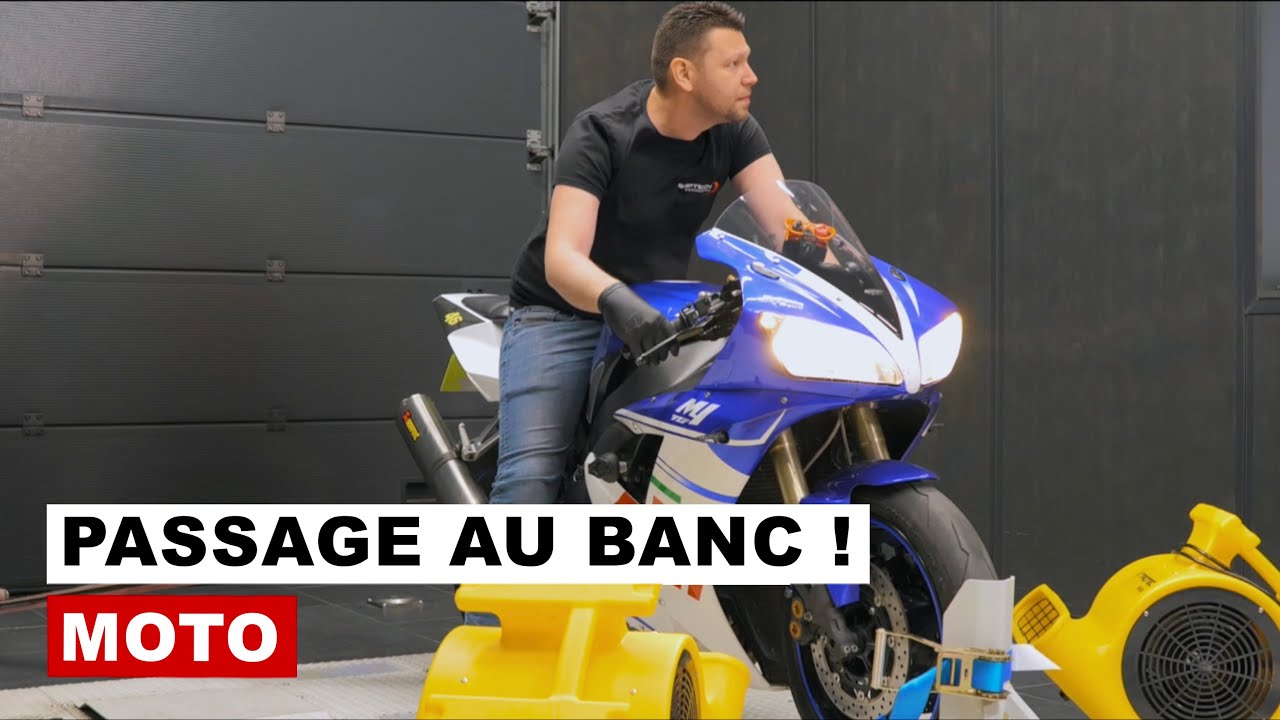 ON VOUS EXPLIQUE LE PASSAGE AU BANC D'UNE MOTO !