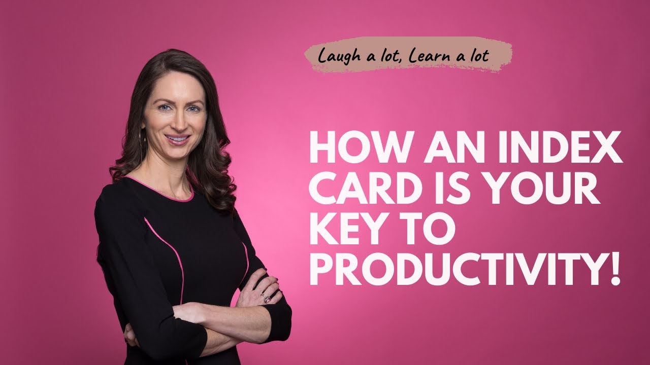 How An Index Card Is Your #1 Key to Fast Productivity Results